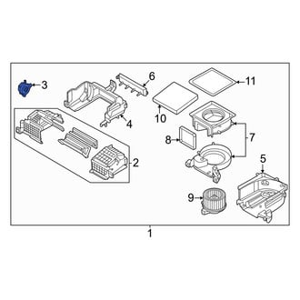 Kia OE - HVAC Air Adjustment Control Motor