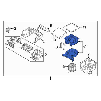 Kia OE - Cabin Air Filter Case