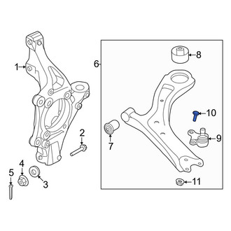 Kia OE - Outer Suspension Ball Joint Bolt