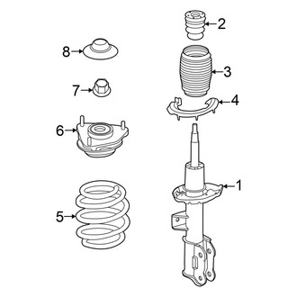 Kia OE - Front Suspension - Struts & Components (GT-Line / Light / Wind RWD)