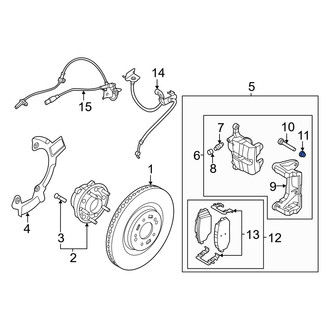 Kia OE - Rear Disc Brake Caliper Pin Boot