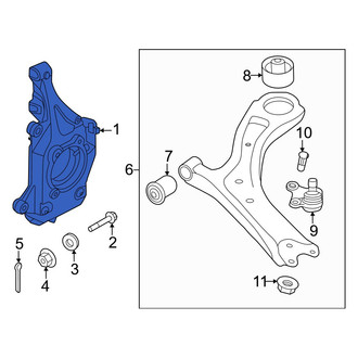 Kia OE - Left Steering Knuckle