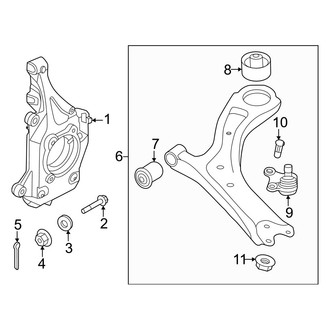 Kia OE - Front Suspension - Suspension Components (GT-Line / Light Long Range / Wind AWD)