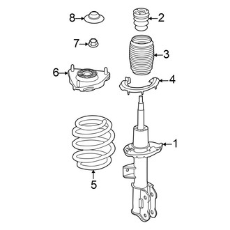 Kia OE - Front Suspension - Struts & Components (First Edition / GT-Line / Wind AWD)