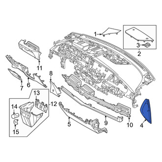 Kia OE - Left Instrument Panel Side Cover