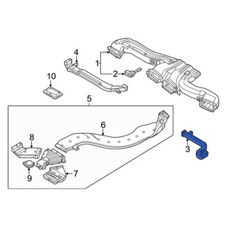Kia OE - Front Right Upper Inner Instrument Panel Air Duct
