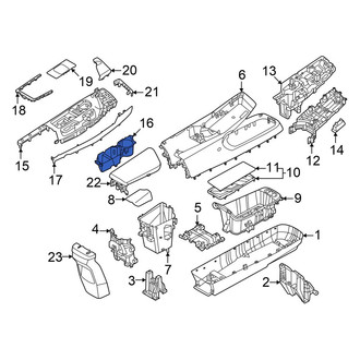 Kia OE - Console Cup Holder