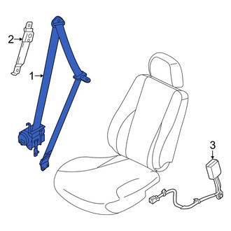 Kia OE - Front Left Seat Belt Lap and Shoulder Belt