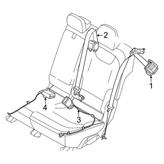 Kia OE - Restraint Systems - Rear Seat Belts