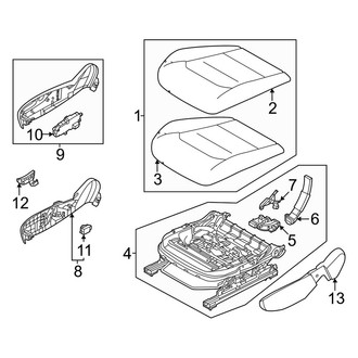 Kia OE - Seats & Tracks - Passenger Seat Components (Seat Cushion)