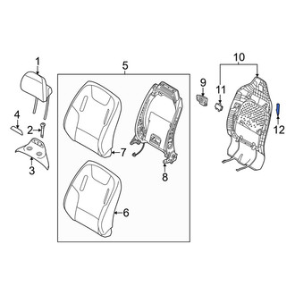 Kia OE - Front Right 12 Volt Accessory Power Outlet Cover