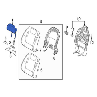 Kia OE - Front Left Headrest