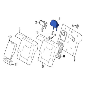 Kia OE - Rear Left Inner Headrest