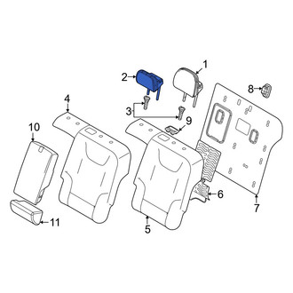 Kia OE - Rear Left Inner Headrest