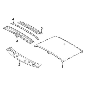 Kia OE - Roof & Components (With Sunroof), (GT / GT-Line / Light Long Range)