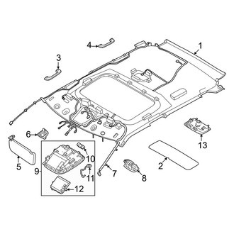 Kia OE - Roof - Interior Trim (With Sunroof), (GT / GT-Line / Light Long Range)