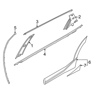 Kia OE - Rear Door - Exterior Trim
