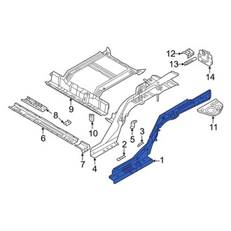 Kia OE - Rear Left Outer Floor Side Rail