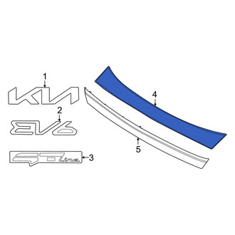 Kia OE - Rear Upper Liftgate Finish Panel