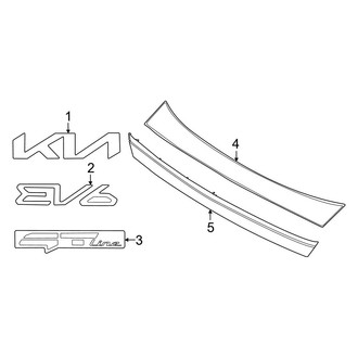 Kia OE - Lift Gate - Exterior Trim