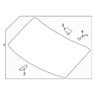 Kia OE - Lift Gate - Glass (GT / GT-Line / Light Long Range / Wind)