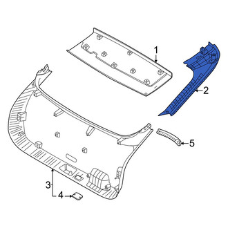 Kia OE - Rear Left Liftgate Trim