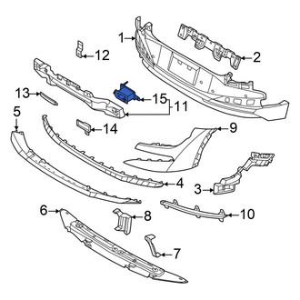 Kia OE - Right Bumper Impact Bar Bracket