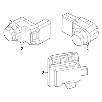 Kia OE - Rear Bumper - Electrical Components (Light / Wind)
