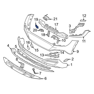 Kia OE - Center Bumper Impact Bar Bracket