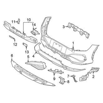 Kia OE - Rear Bumper - Bumper & Components (GT / GT-Line / Light Long Range)