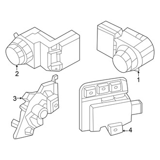 Kia OE - Rear Bumper - Electrical Components (GT / GT-Line / Light Long Range)