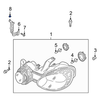 Kia OE - Starter Heat Shield Nut