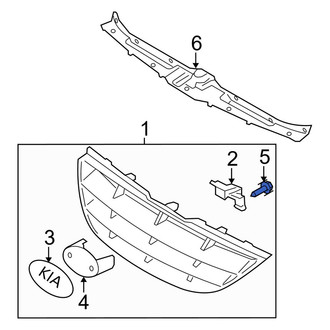 Kia OE - Grille Emblem Screw