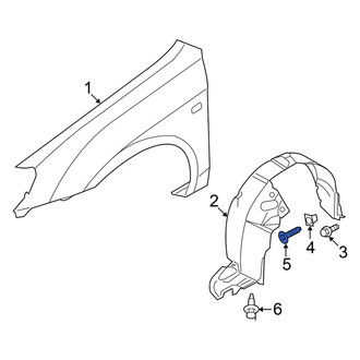 Kia OE - Quarter Panel Splash Shield Screw