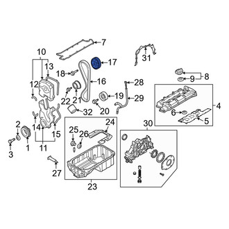 Kia OE - Left Engine Timing Camshaft Sprocket