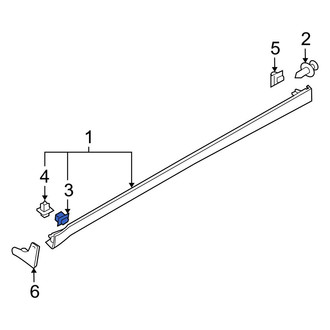 Kia OE - Roof Molding Clip
