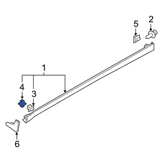 Kia OE - Rocker Panel Molding Grommet