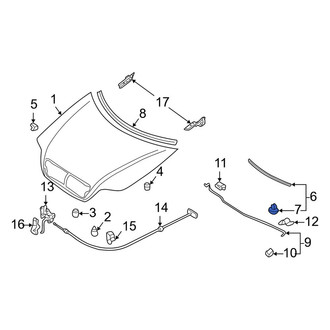 Kia OE - Hood Seal Clip