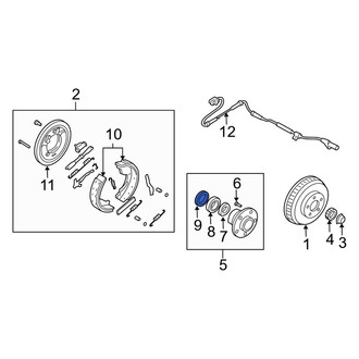 Kia OE - Rear Wheel Seal