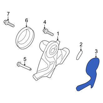 Kia OE - Left Engine Water Pump Gasket