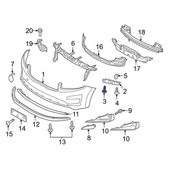 Kia OE - Front Bumper Guide Screw