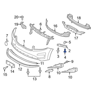 Kia OE - Front Bumper Guide Screw