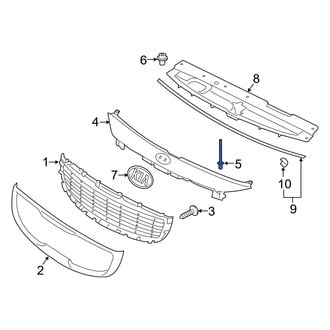 Kia OE - Front Bumper Cover Retainer