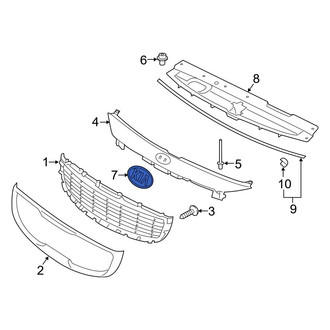Kia OE - Front Bumper Cover Emblem