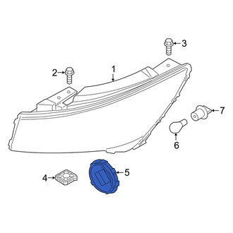 Kia OE - Front Headlight Bulb Cap