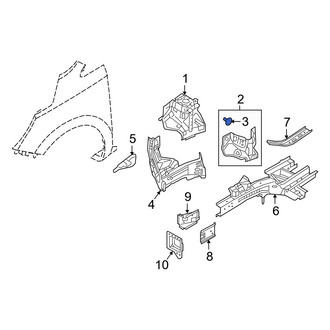 Kia OE - Hood Insulation Pad Clip