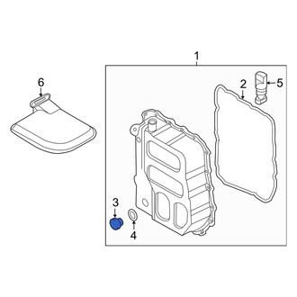 Kia OE - Automatic Transmission Cover Drain Plug