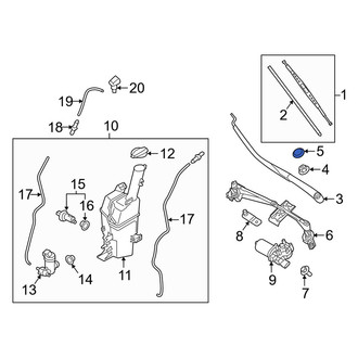 Kia OE - Wiper Arm Cap