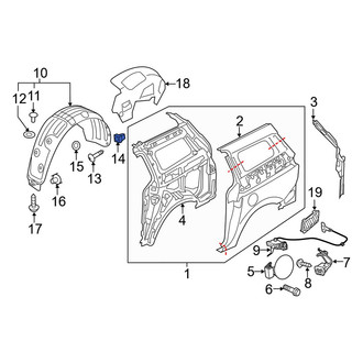 Kia OE - Dome Light Clip