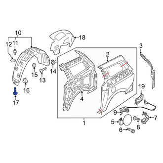 Kia OE - Front Bumper Guide Screw